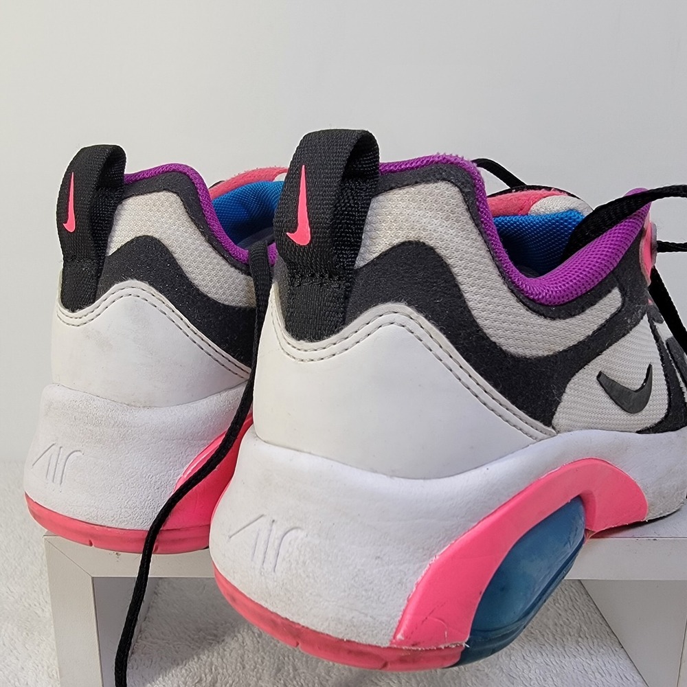 Nike Air Max 200 White Hyper Pink Black AT5630-100 - Youth SIZE 4Y - Picture 8 of 17